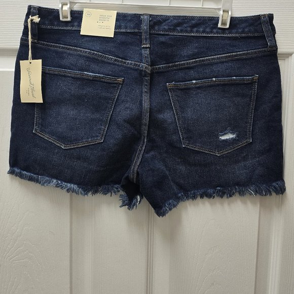 Universal Thread Stretch High Rise Shortie Jean Short 10/30R - Picture 2 of 2